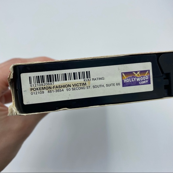 Pokemon Vintage 1998 Fashion Victims VHS Tape - Picture 6 of 8